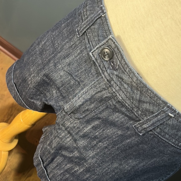 Gap trouser jean shorts with cuffed hem - Picture 4 of 7